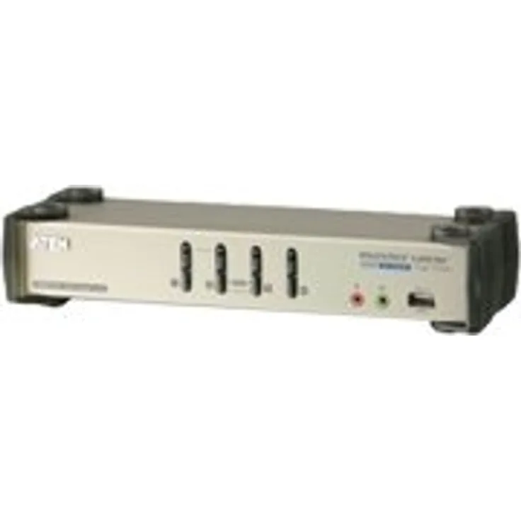 ATEN CS1784 Tastatur-Video-Maus (KVM)-Switch Weiß - Tastatur-Video-Maus (KVM)-Switches (USB, USB, Weiß, 9 W, 0-50 °C, -20-60 °C)