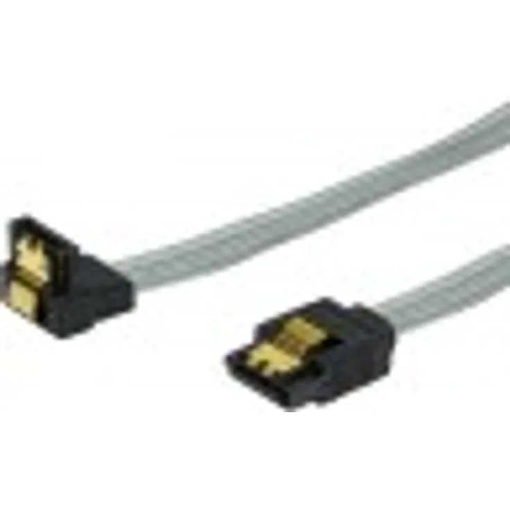 BIGtec BIG2025 0,2m HDD S-ATA Kabel transparent gerade/unten Kontakte vergoldet