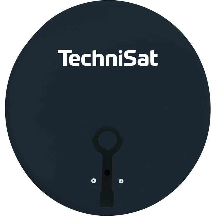 TechniSat TECHNITENNE 60 - Satellitenschüssel (60 cm digital Sat Anlage, Antenne mit Masthalterung, vorbereitet für die Aufnahme eines 40 mm LNB) anthrazit – Bild 1