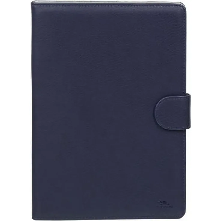 RIVACASE Kunstledertasche für Tablets bis 10.1? - Universelle Hülle mit neuartigen Montagesystem und seitlichen Schutz - Blau