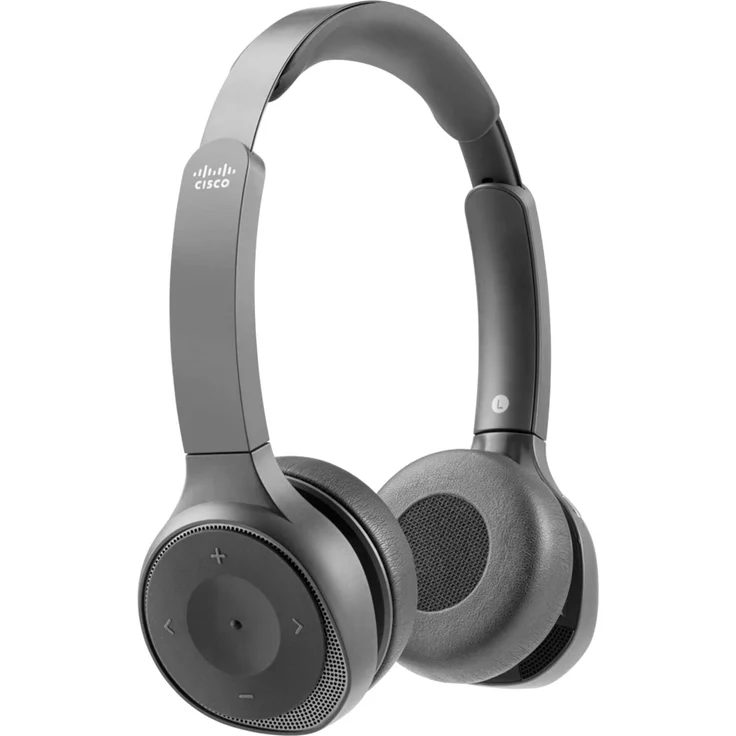 Cisco 730 WIRELESS DUAL On-Ear-Kopfhörer, mit Bluetooth, Mikrofon, schwarz – Bild 1