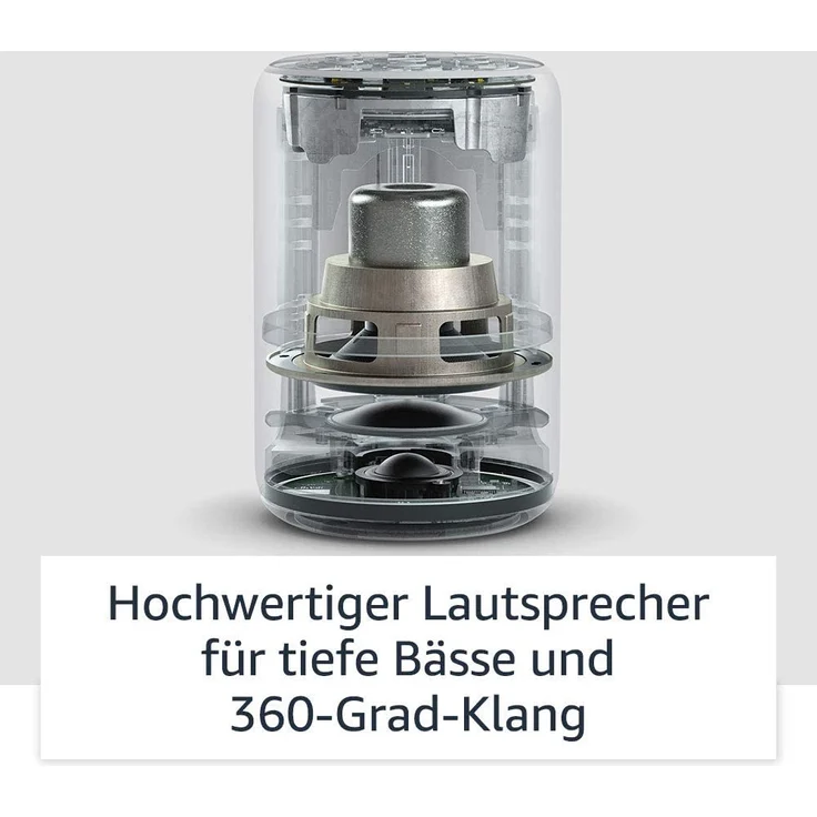 Amazon Echo Plus (2. Generation), mit Premiumklang und integriertem Smart Home-Hub, Anthrazit Stoff – Bild 4