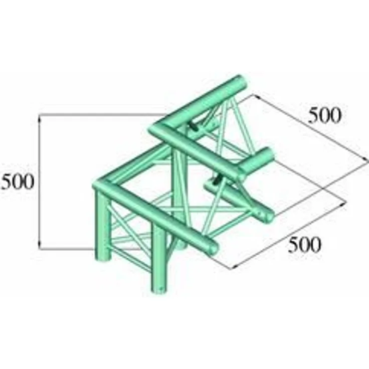 Alutruss Trilock 6082AL-32 3-Weg-Ecke /\ links