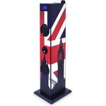 BigBen Sound Tower TW5 Union Jack inkl. Mikrofon, USB-Anschluss und Fernbedienung