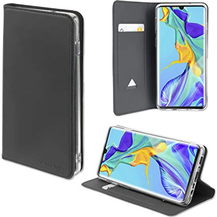 4smarts Flip-Tasche URBAN Lite für Huawei P30, schwarz