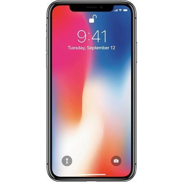 Apple iPhone X Smartphone 14,73cm (5,8 Zoll) Super Retina-Display, 64GB interner Speicher, 3GB RAM, iOS, Space Grau – Bild 1