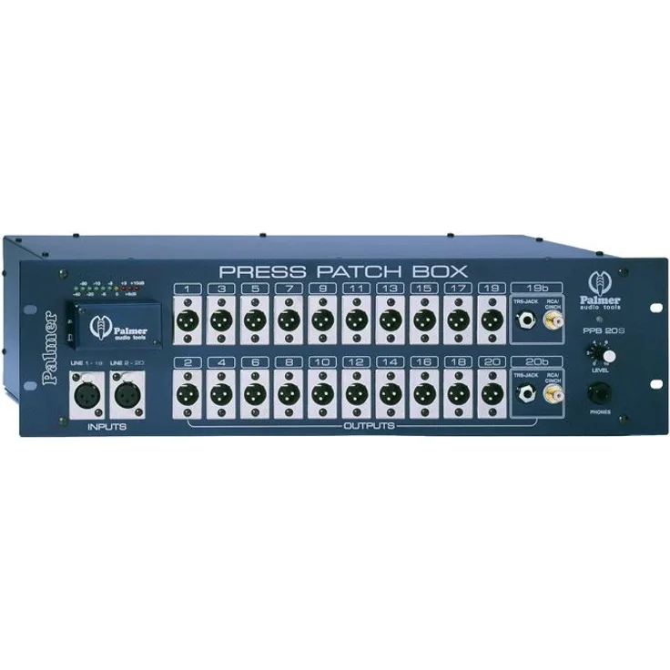 Palmer Pro Press Patch Box 10 Kanal stereo / 20 Kanal mono