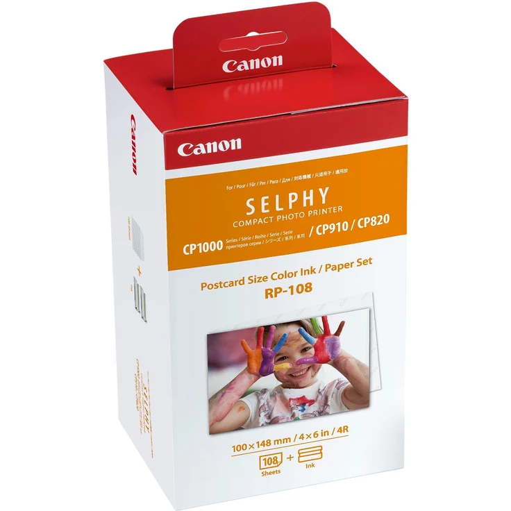 Canon Druckerkartusche RP-108 und Papier für Selphy CP Fotodrucker Serie - Preisvergleich – Bild 1