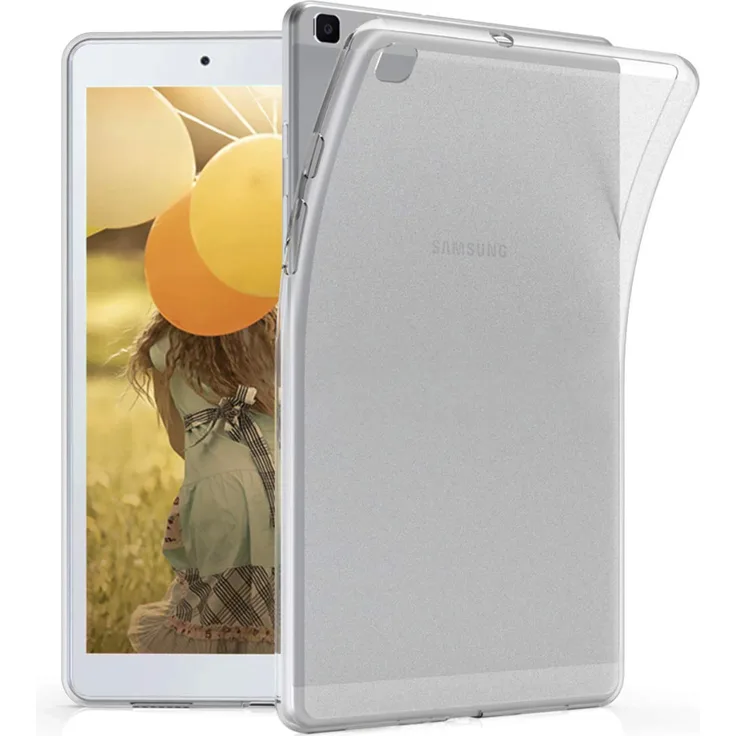 kwmobile Samsung Galaxy Tab A 8.0 (2019) Hülle - Silikon Tablet Cover Case Schutzhülle für Samsung Galaxy Tab A 8.0 (2019) - Transparent