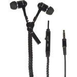 LogiLink HS0021 Zipper In-Ear Kopfhörer, mit Mikrofon, schwarz