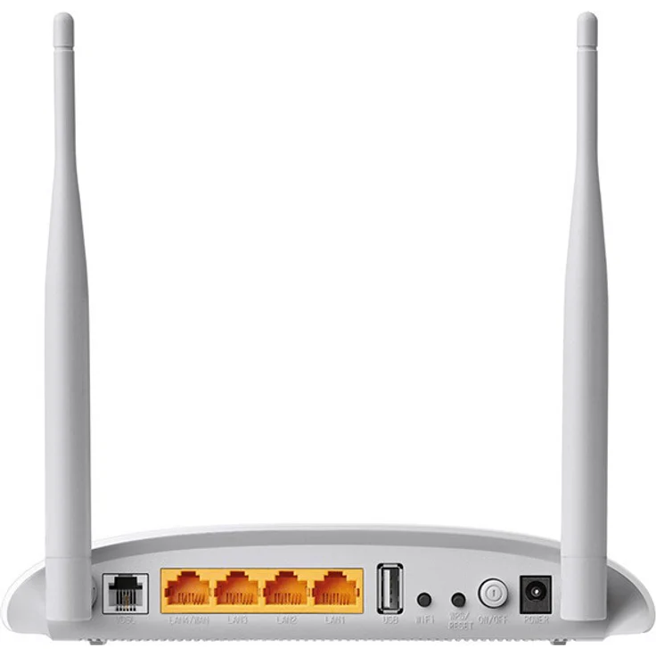 TP-Link TD-W9970 WiFi VDSL-ADSL Router (300Mbit-s (2,4GHz), USB Ports für FTP und Mediaserver, inkl. VDSL Splitter, Annex A, geeignet für Österreich-Schweiz) – Bild 4