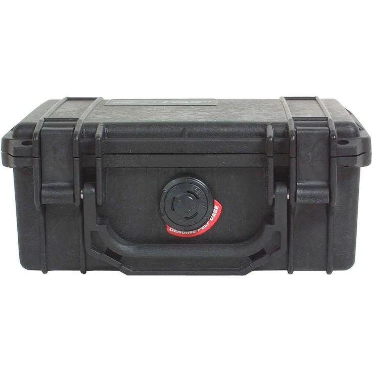 PELI 1120 Schützendes Etui für Optische und Elektronische Instrumente, IP67 Wasser- und Staubdicht, 2L Volumen, Hergestellt in den USA, Mit Schaumstoffeinlage (Anpassbar), Orange