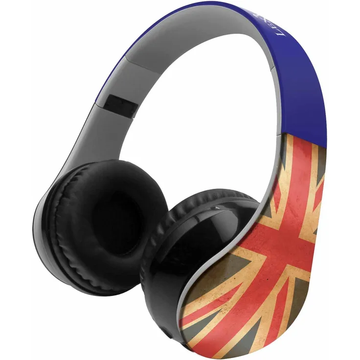 Lexibook - BTHP400UK - Bluetooth Stereokopfhörer London blau, schwarz