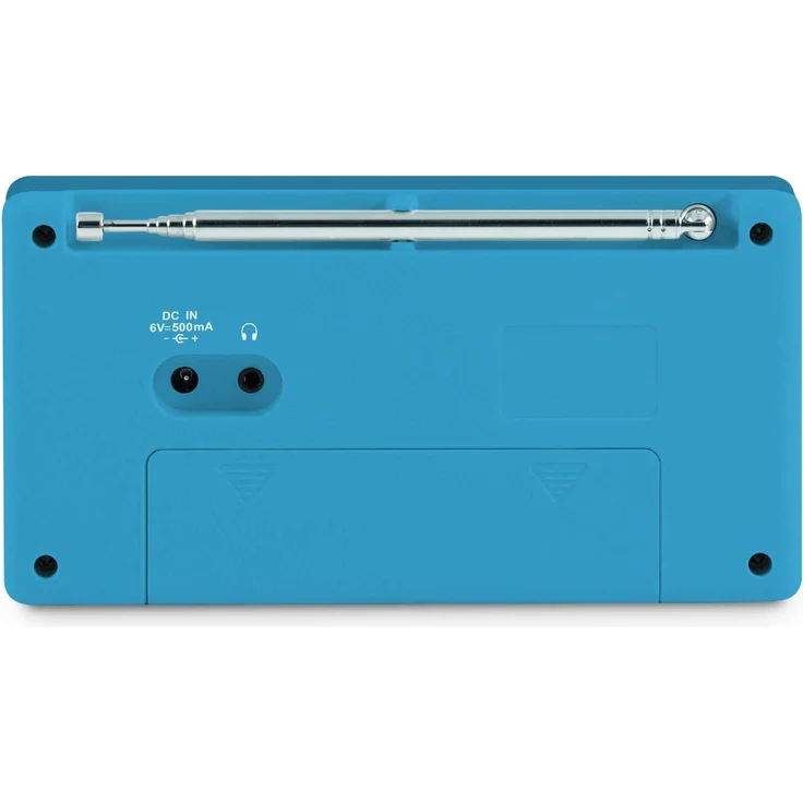 TechniSat TechniRadio 1 NRW-Edition Tragbares Radio mit Wecker, Dot-Matrix-Display, LCD-Display, blau – Bild 2