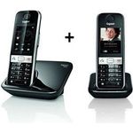 Gigaset S820A Duo Analog-Telefon schwarz
