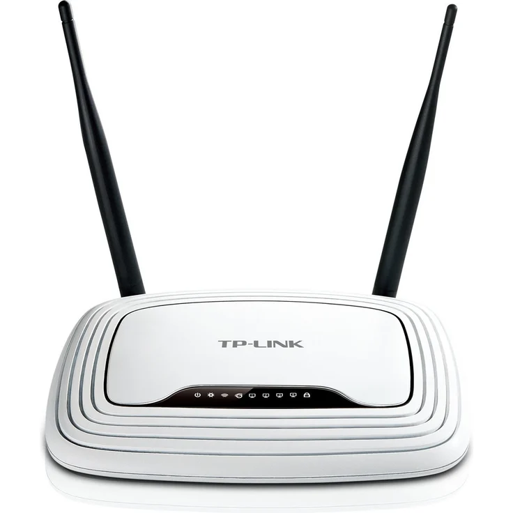 TP-Link TL-WR841N N300 WLAN Router (300Mbit-s (2,4GHz), 4 x 10-100Mbit-s LAN Ports, für Anschluss an Kabel-, DSL-, Glasfasermodem, Access Point Modus, IPv6), weiß- schwarz – Bild 2