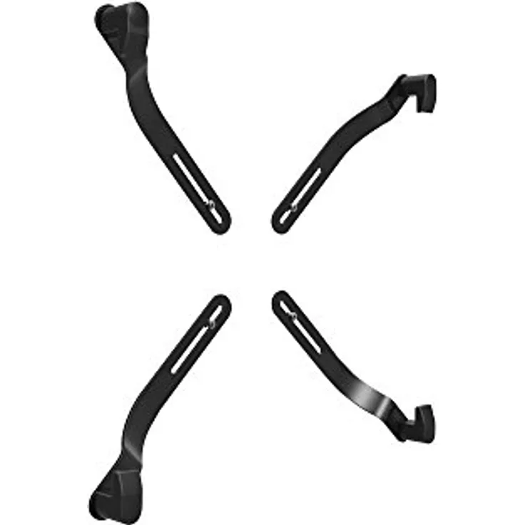 DIGITUS VESA Adapter 75x75, 100x100 - Für Monitore ohne VESA Aufnahme - Bis 8 kg - Bis 30 Zoll - Schwarz