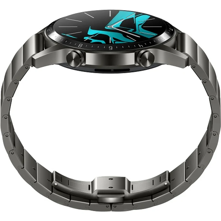 Huawei Watch GT2 Smartwatch GPS, Unisex, 46mm, Schwarz/Titanium Gray – Bild 6