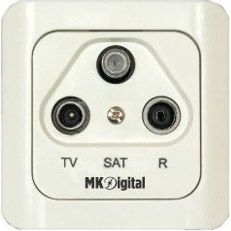 MK Digital SD-300D Satdurchgangdose 3 fach Auf / Unterputz