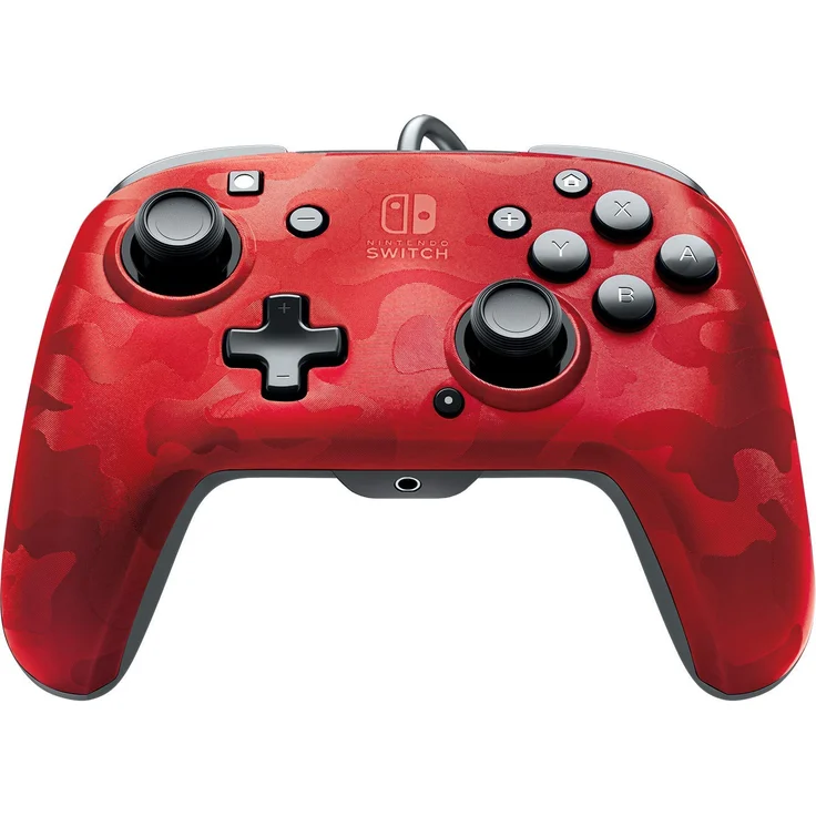 PDP Faceoff Deluxe+ Audio Wired Controller Rot, Schwarz (500-134-EU-CM04) (Switch) – Bild 1