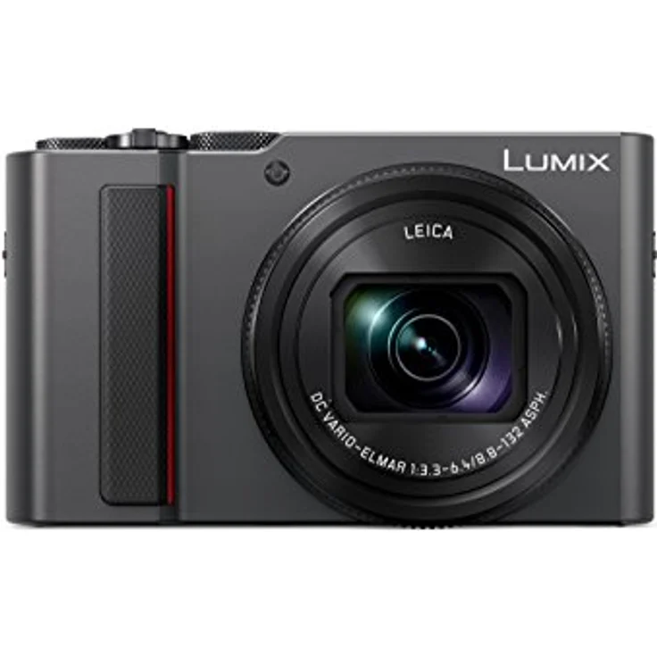Panasonic LUMIX DC-TZ202EG-S Travelzoom Kamera (1-Zoll Sensor, 15x opt. Zoom, Leica Objektiv, Sucher, 4K, silber)