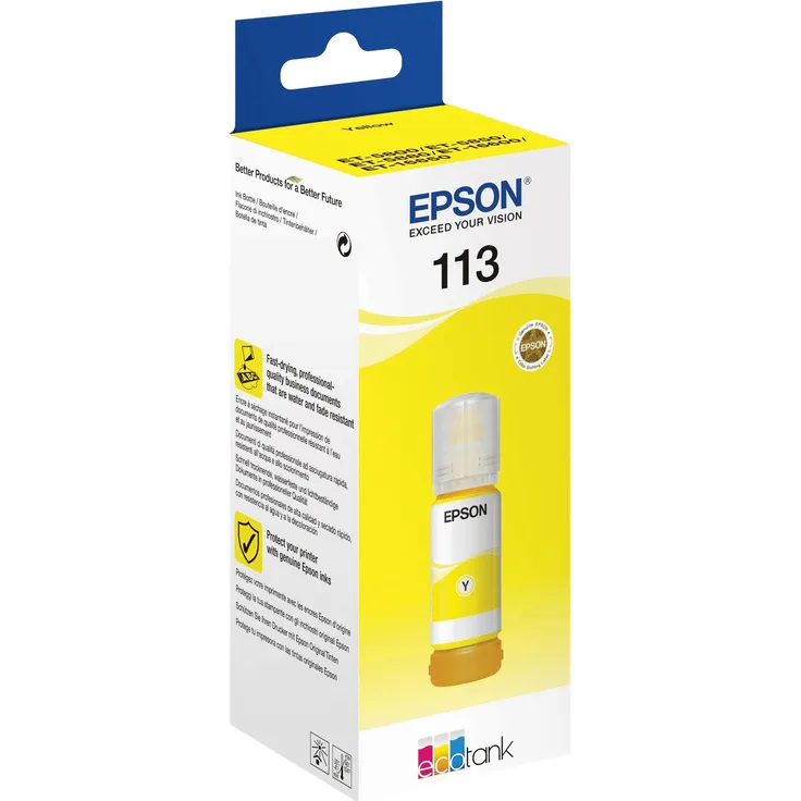 Epson C13T06B440 Tinte gelb 70ml 6000 Seiten Flasche EcoTank 5800 pigmentiert