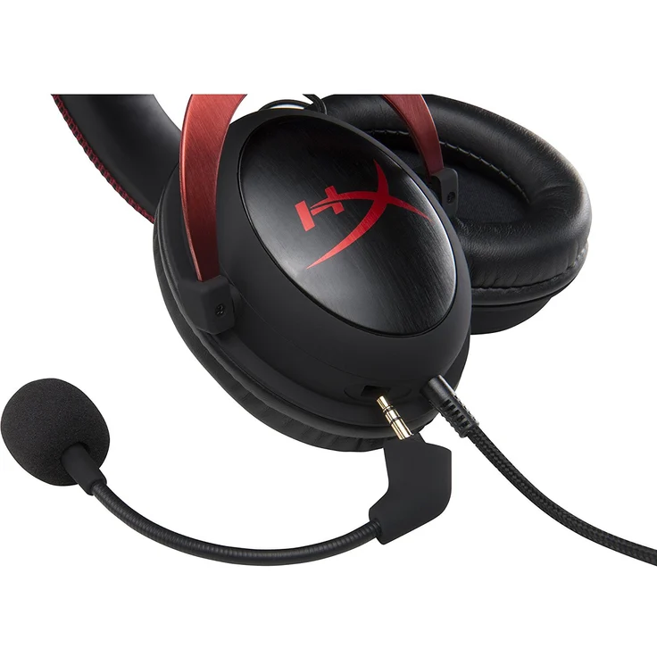 Kingston HyperX Cloud II Schwarz/Rot, Klinke, USB - Gaming Kopfhörer für PC, PS4, Mac (KHX-HSCP-RD) – Bild 2