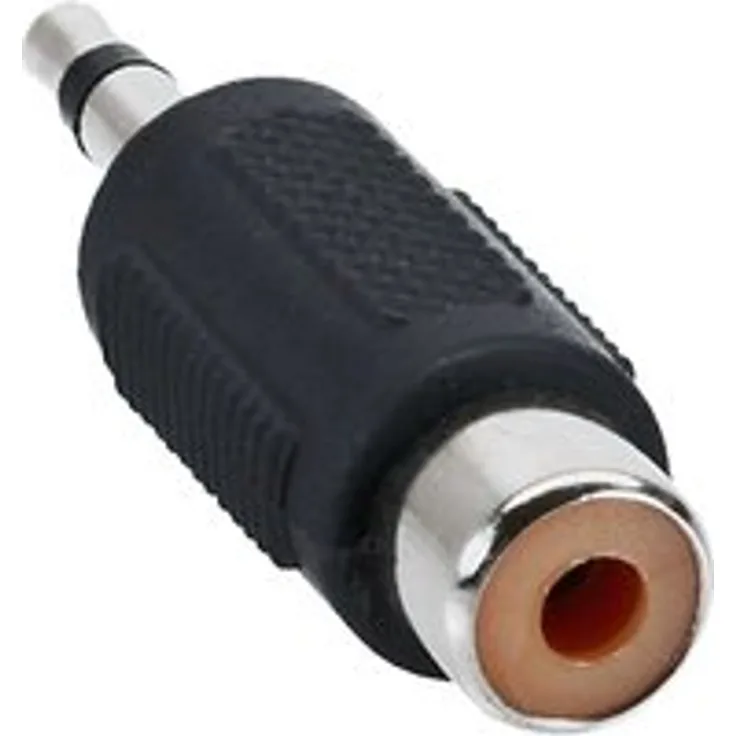 InLine 99326 Audio Adapter, 3,5mm Klinke Stecker an 1x Cinch Buchse, Mono