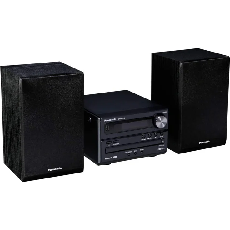 Panasonic SC-PM250EG-K Micro-mit HiFi-System (Bluetooth, CD, UKW, 20 W RMS) schwarz – Bild 3