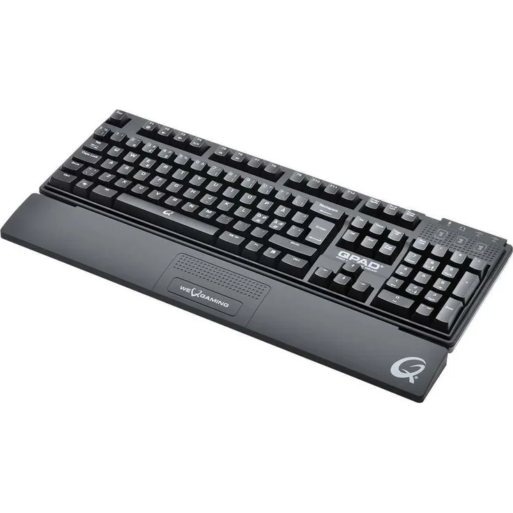 QPAD MK-80 Pro Gaming Keyboard, MX-Blue, PS/2 & USB Deutsch QWERTZ