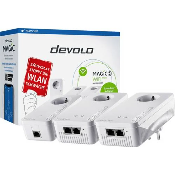 devolo Magic 2 WiFi next Multiroom Kit Powerline, 3 Adapter – Bild 7
