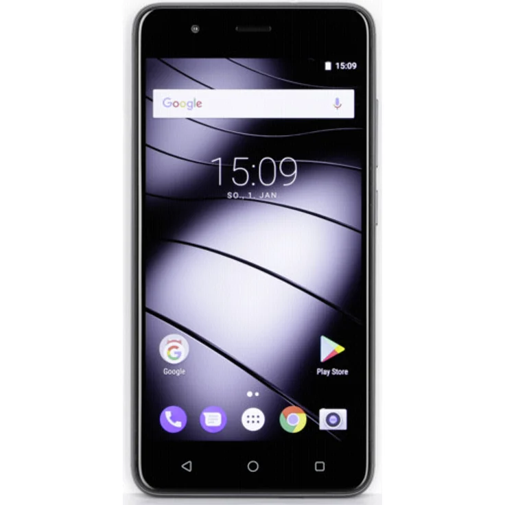 Gigaset GS270 Plus Smartphone 13,21cm (5,2 Zoll) IPS-Display, 32GB interner Speicher, 3GB RAM, Dual-SIM, Android, Schwarz – Bild 1