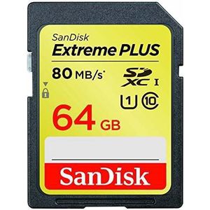 Bild für Sandisk Extreme SDXC 64GB Class 10 UHS-I, 80MB/Sec (SDSDXS-064G-X46)
