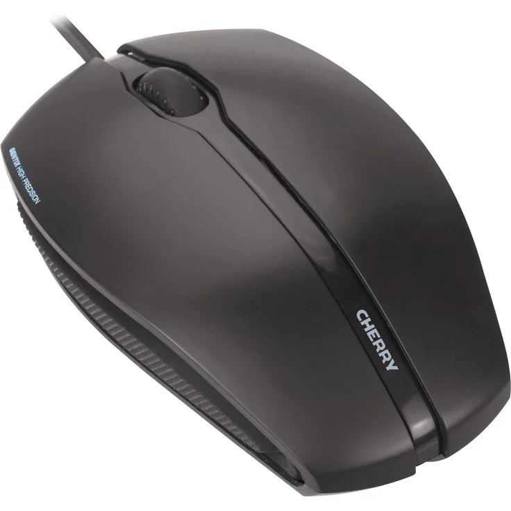 CHERRY GENTIX Corded Optical Illuminated Mouse – Kabelgebunden – Beleuchtet –Symmetrisches Design – Schwarz