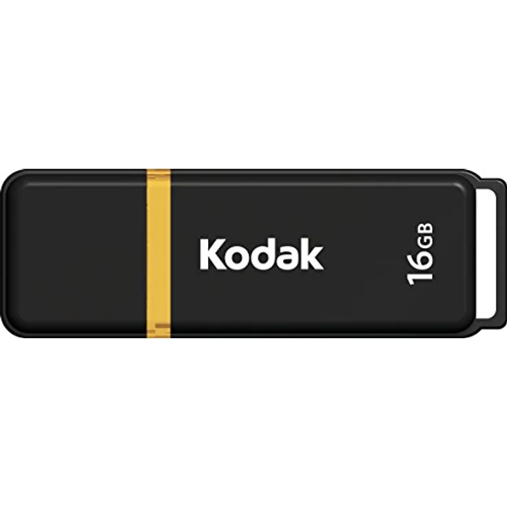 Emtec USB3.0 K100 16GB USB-Stick USB Typ-A 3.0 (3.1 Gen 1) Schwarz, Gelb - USB-Sticks (16 GB, USB Typ-A, 3.0 (3.1 Gen 1), 100 MB-s, Kappe, Schwarz, Gelb) – Bild 1