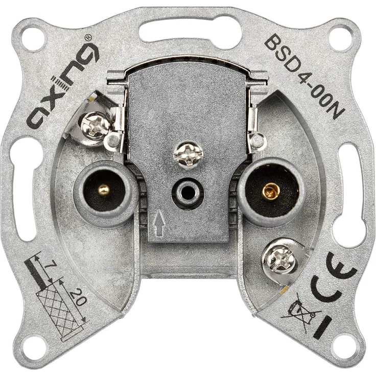 Axing BSD 4-00N Einzeldose Stichleitungsdose CATV Kabelfernsehen 5-1006 MHz