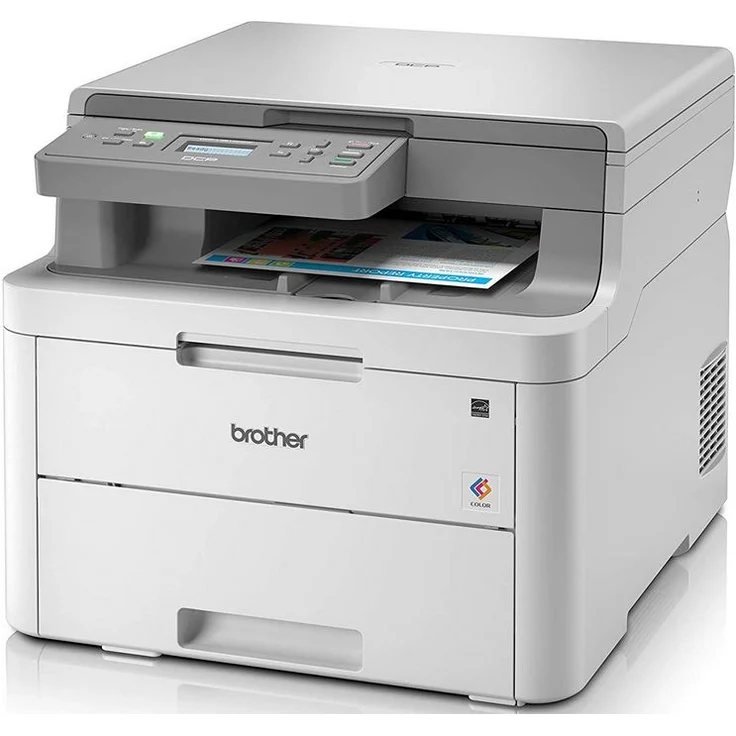 Brother DCP-L3510CDW Kompaktes 3-in-1 Farb-Multifunktionsgerät, weiß – Bild 2