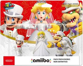 amiibo - Super Mario Odyssey: 3er Pack (Mario, Peach, Bowser)
