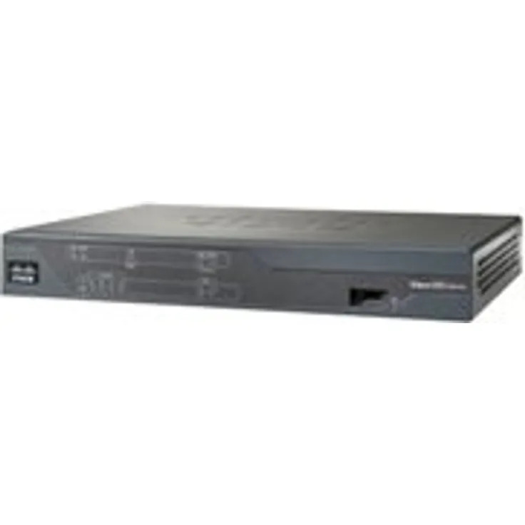Cisco 886 ADSL2/2+ Annex B - Router - DSL-Modem - 4-Port-Switch - WAN-Ports: 2