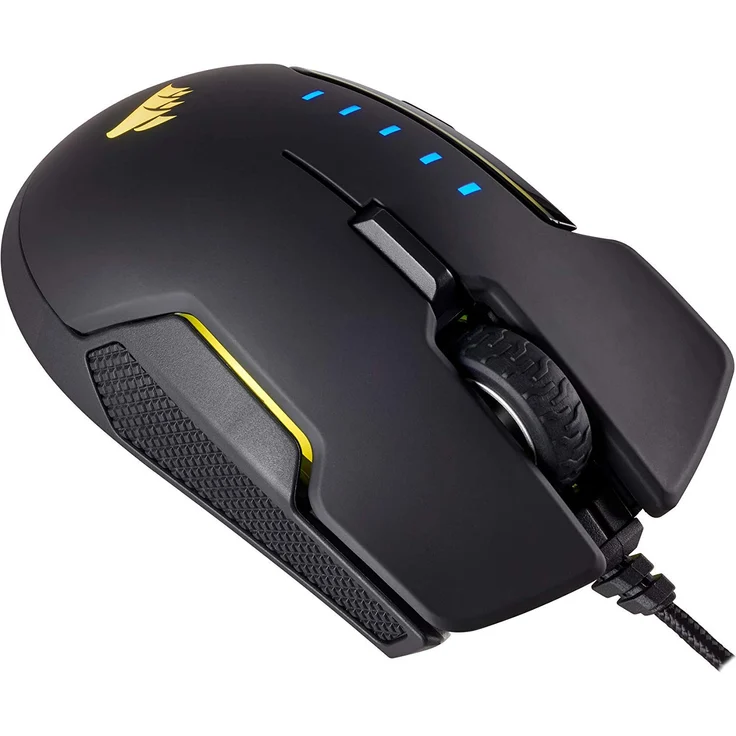 Corsair GLAIVE RGB Optisch Gaming Maus (RGB-LED-Hintergrundbeleuchtung, 16000 DPI) aluminium – Bild 7