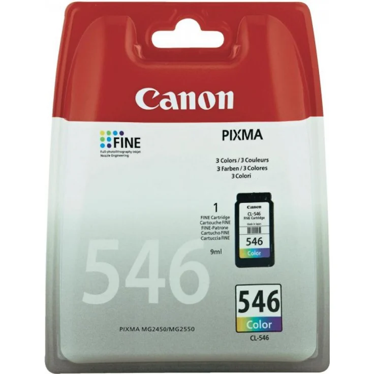 Canon CL546 Tintenpatrone für Pixma MG2450, MG2550, mehrfarbig (8289B001) – Bild 1