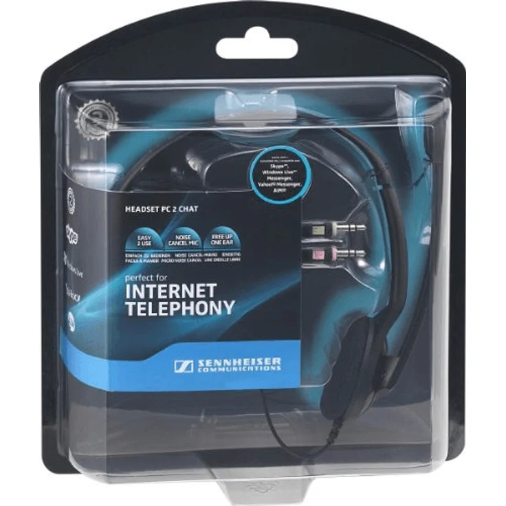 Sennheiser PC 2 Chat Headset, VoIP-Headset, schwarz – Bild 9
