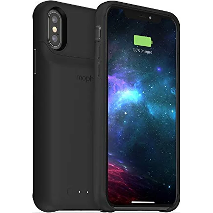 mophie Juice Pack Kabellose Ladehülle für iPhone XS schwarz – Bild 1