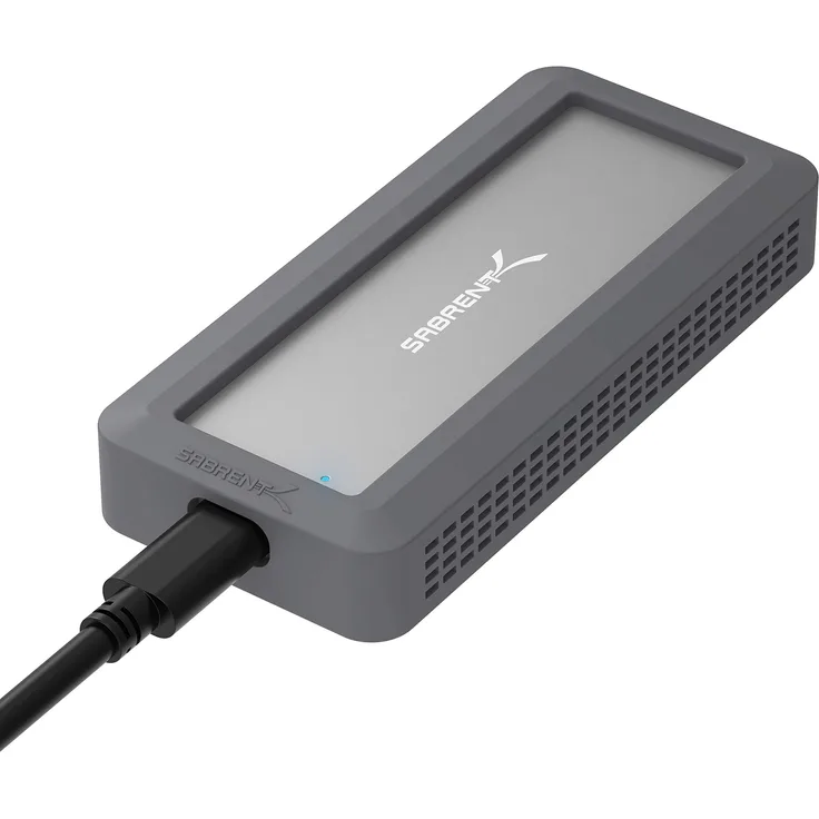 Sabrent USB 3.2 Robustes wasserdichtes Gehäuse [IP67] für M.2 NVMe SSDs (EC-WPNE)