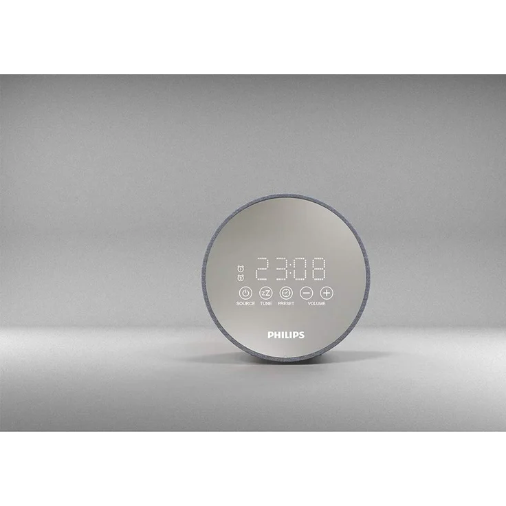 Philips DR402-12 Radiowecker, silber – Bild 4