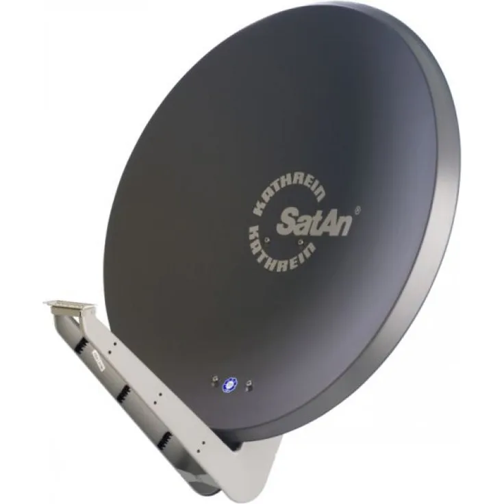 Kathrein CAS 80 Sat Antenne in Dunkel Grau Alu Parabol Offset 75 cm