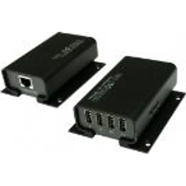 EXSYS EX-1444 Network transmitter & receiver Schwarz Netzwerk-Erweiterungsmodul (EX-1444)