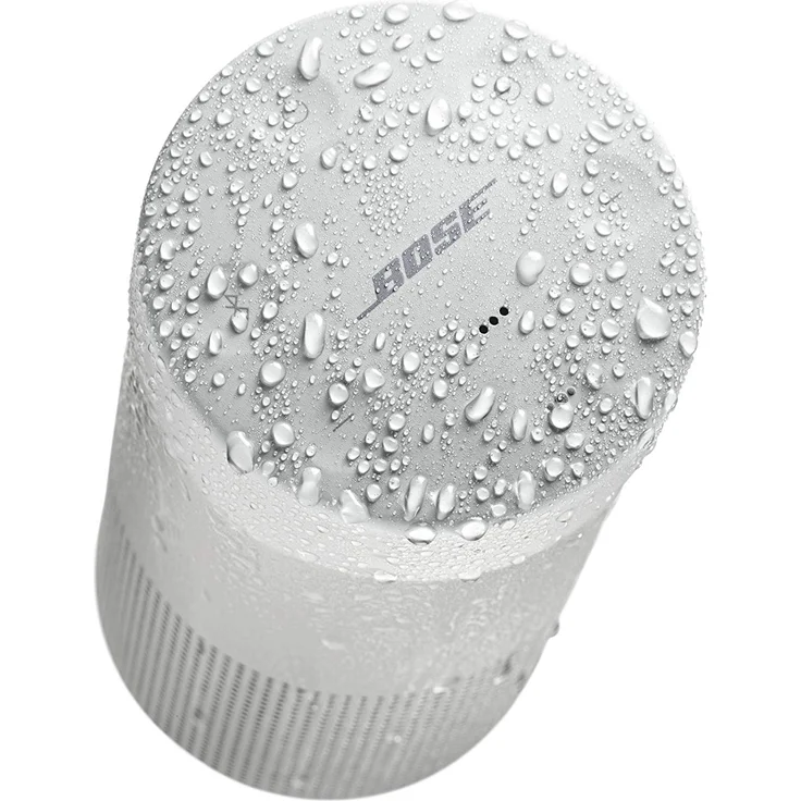 Bose SoundLink Revolve, tragbarer Bluetooth - Lautsprecher (mit kabellosem 360°-Surround-Sound), Silber – Bild 4