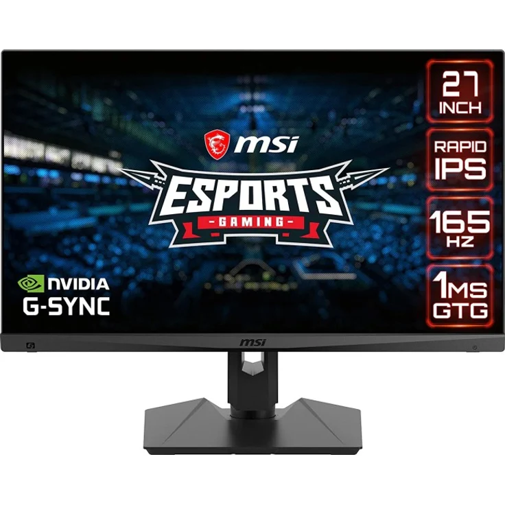 MSI Optix MAG274QRFDE-QD - 27 Zoll, WQHD (2560 x 1440), IPS-Panel, 165Hz, 1ms, 300cd/m² (9S6-3CA8DA-028) – Bild 1