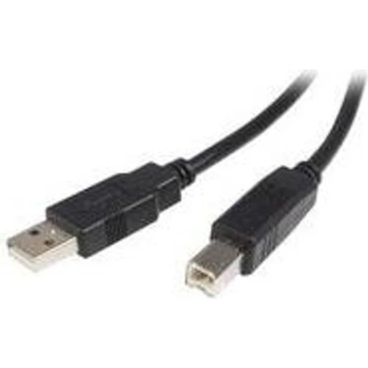 StarTech.com USB2.0 A-auf-B-Kabel - Stecker/Stecker - USB-Kabel - USB Typ A, 4-polig (M) - USB Typ B, 4-polig (M) - 3,0m (USB/USB2.0) - Schwarz (USB2HAB3M)